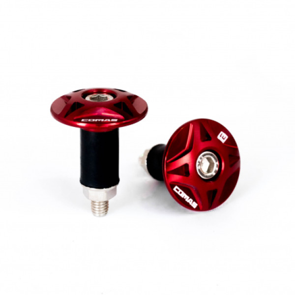 Tappi Manubrio COMAS TRIAL (RED) Tappi Manubrio COMAS TRIAL (RED)